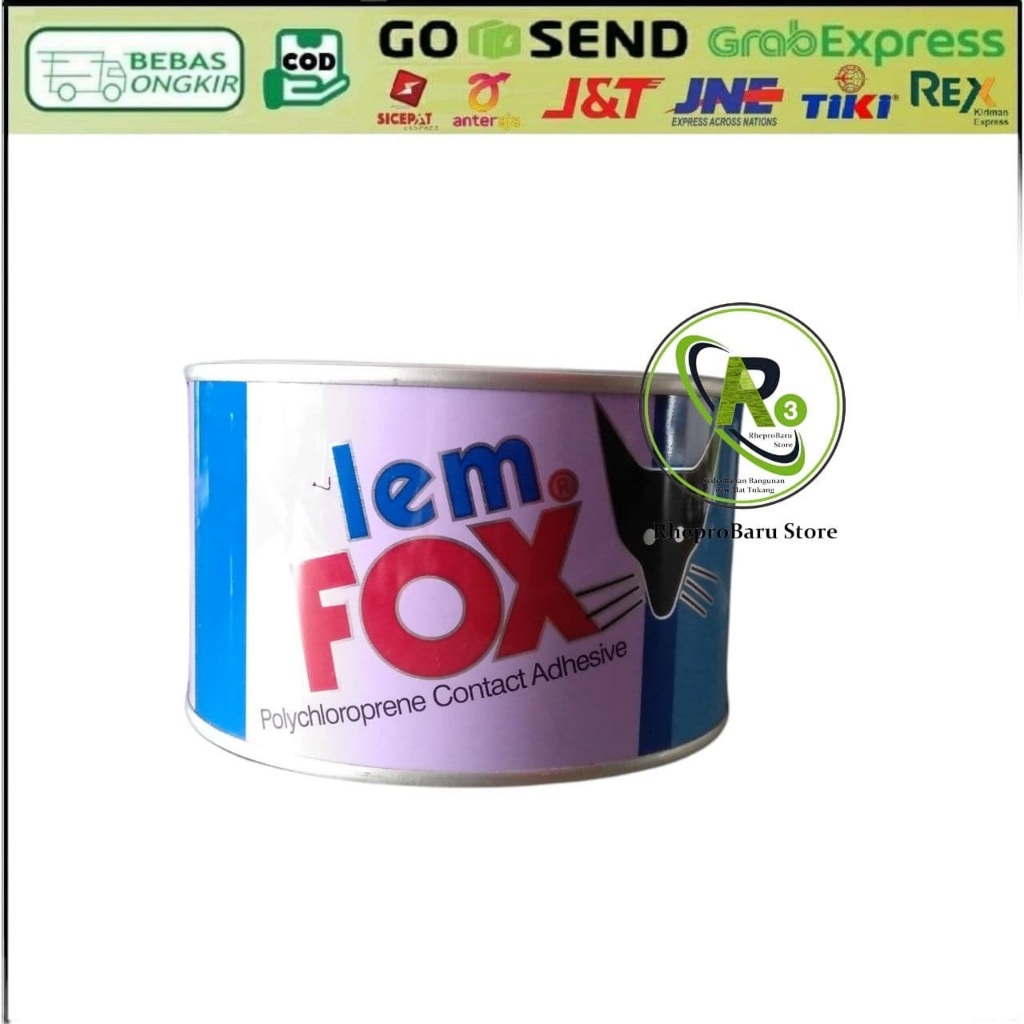 

LEM FOX KUNING 300GR /lem fox kaleng biru /lem serbaguna