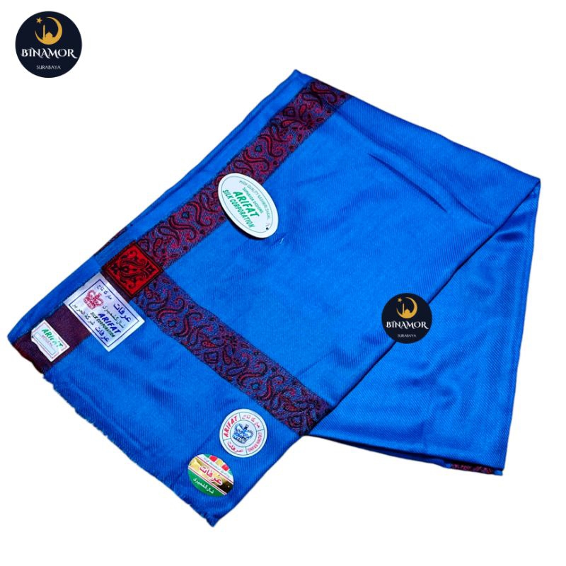 Sorban Arifat Biru Muda Kashmiri