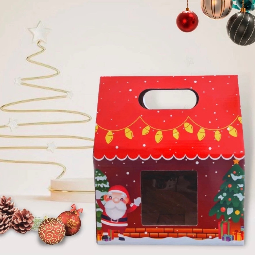

[FREE HANGTAG] BOX HAMPERS NATAL MUAT 2 TOPLES JAR 600ML 800ML/ KOTAK KUE KERING/ DUS HAMPERS NATAL