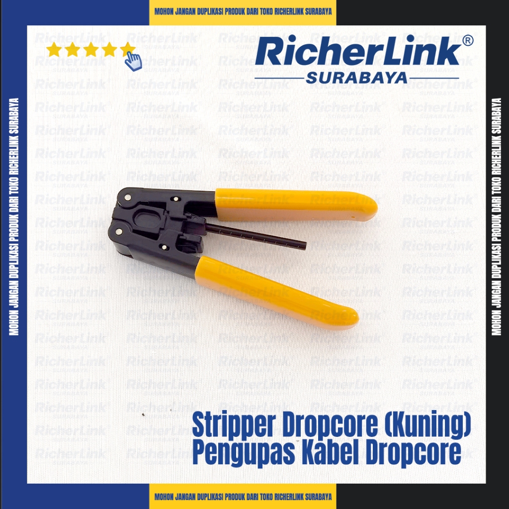 Stripper Dropcore (Kuning) Pengupas Kabel Dropcore