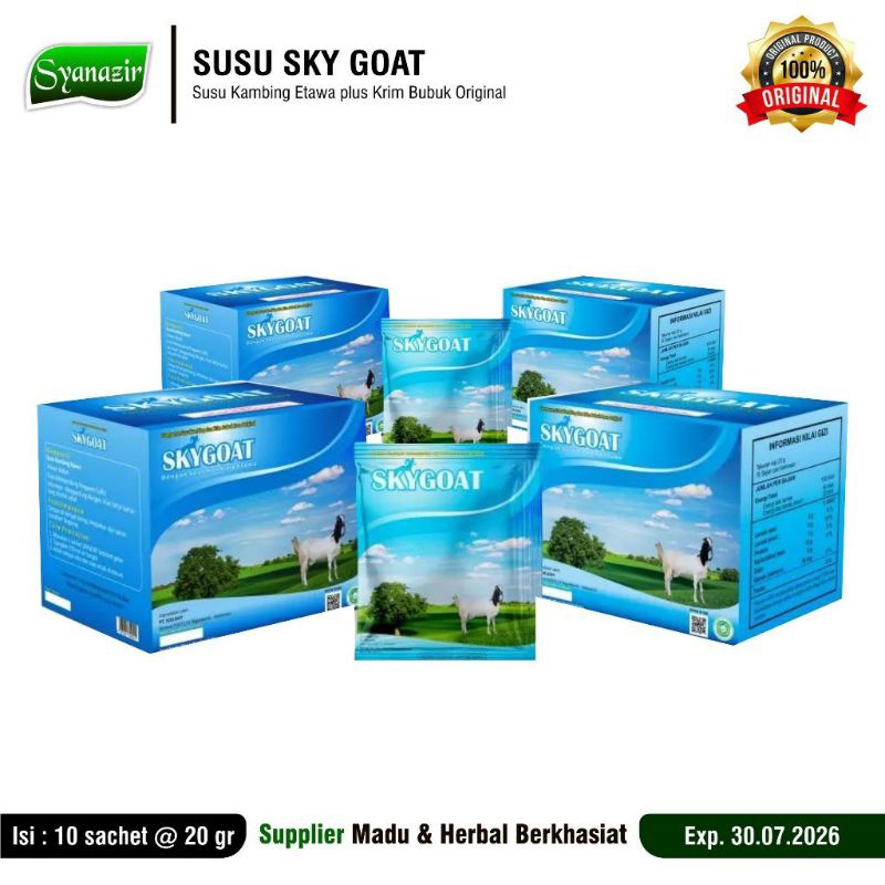 

PAKET HEMAT 4 BOX !!! SKY GOAT Susu Kambing Original