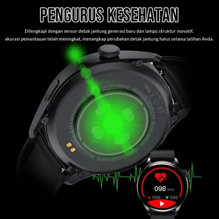 Best Deals 100%Original Samsung Galaxy Watch Gt8 Jam Tangan Pintar Pria, Pemantauan Detak Jantung,