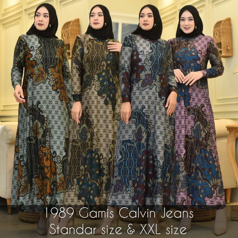 Gamis Denim Calvin Jeans Jumbo