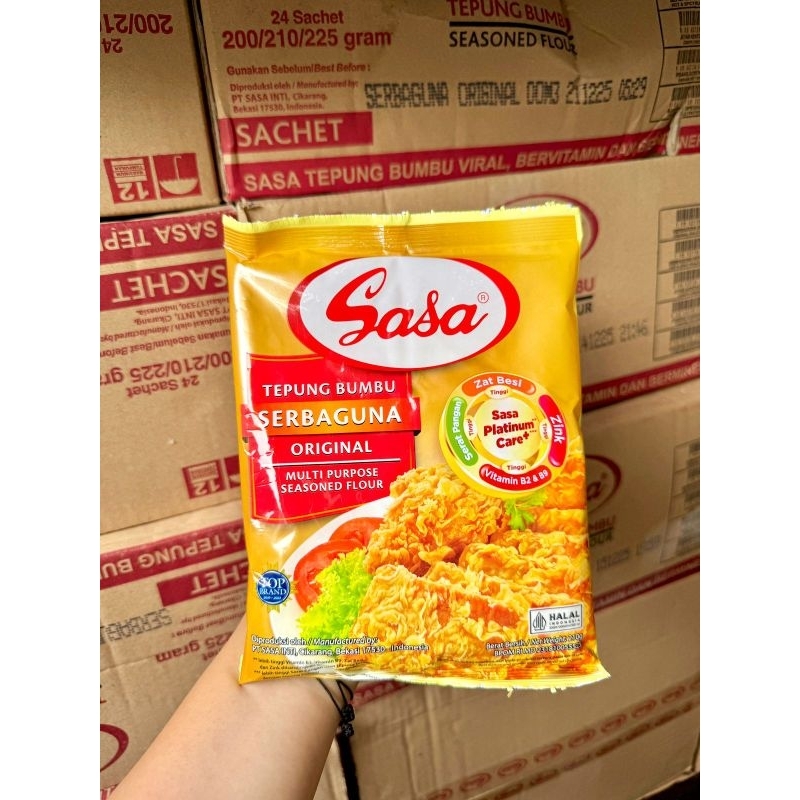 

SASA TEPUNG BUMBU SERBAGUNA ORIGINAL 210 GR GRESS KARTON BUKAN BALLAN