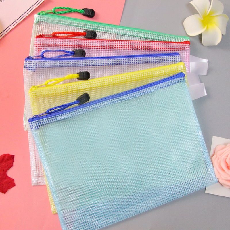 SB Zipper Bag / Map Jaring / Map Ziper Kecil / Map Zipper Besar / Travel Pouch / Map Resleting / Map