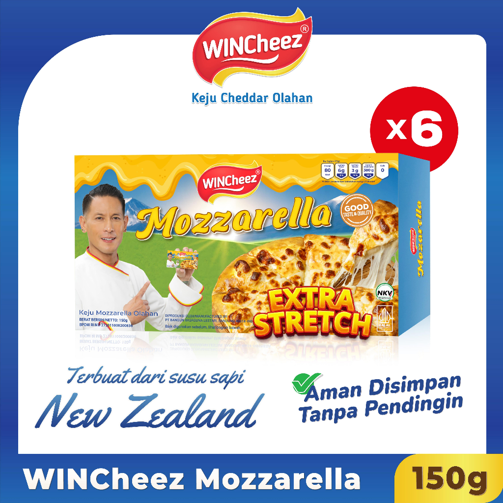 

WINCheez Keju Mozzarella 150 Gram x 6 Pcs
