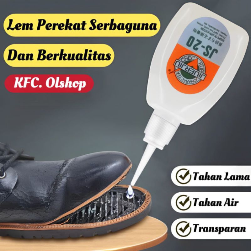 

Lem Sepatu Lem Perbaikan Sepatu Kuat Tahan Air Lem Penambal Penguat Sepatu ⭐KFC⭐