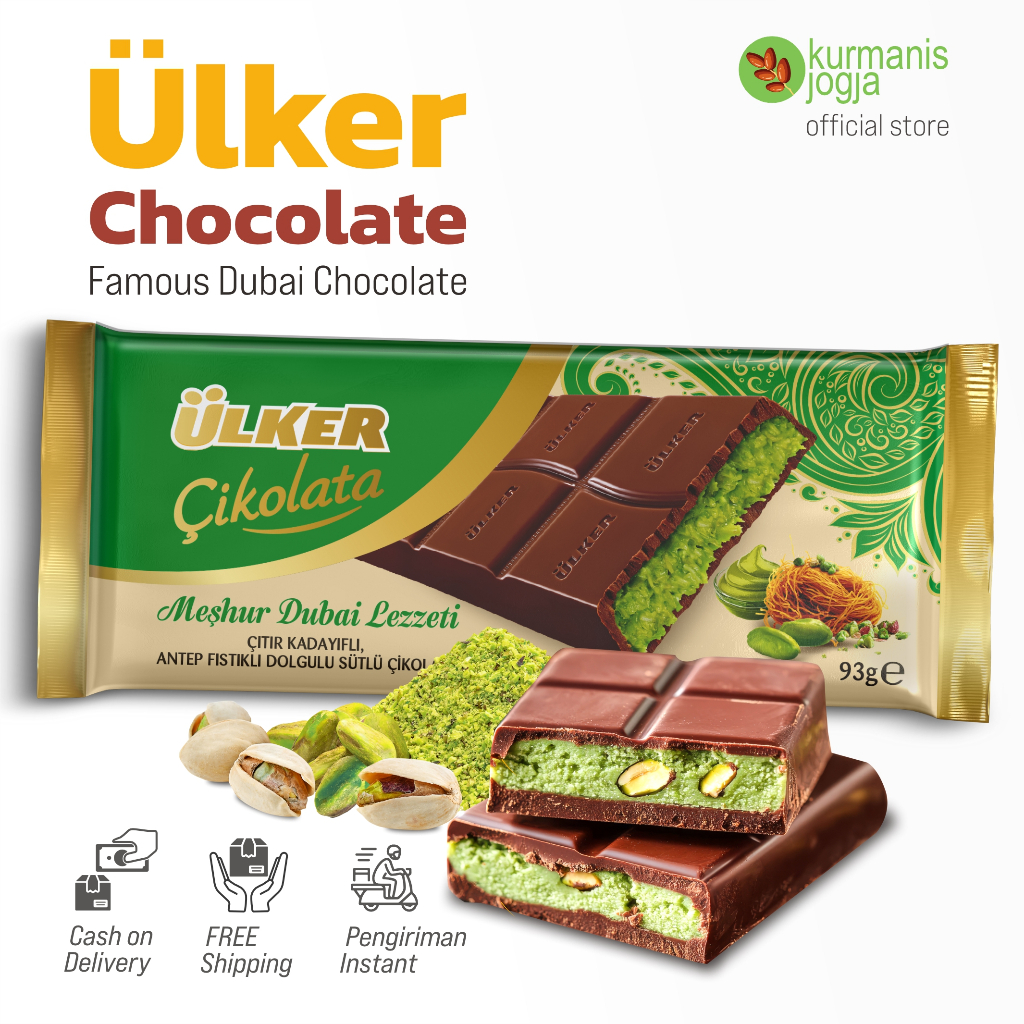 

Ulker Coklat Dubai Original Turki 100% Asli Premium