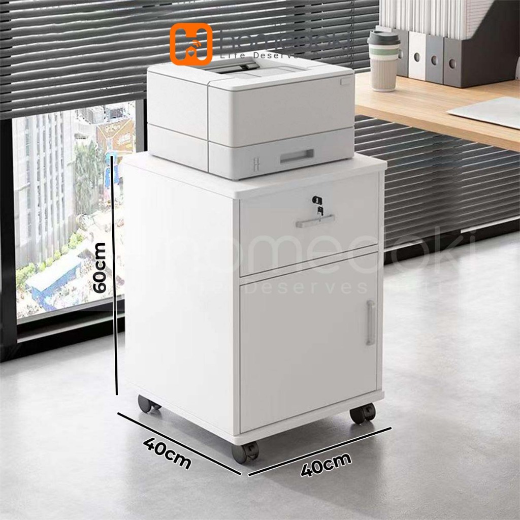 Homedoki Lemari Arsip Kecil/Lemari Laci/Lemari Mini/Lemari Kecil Minimalis