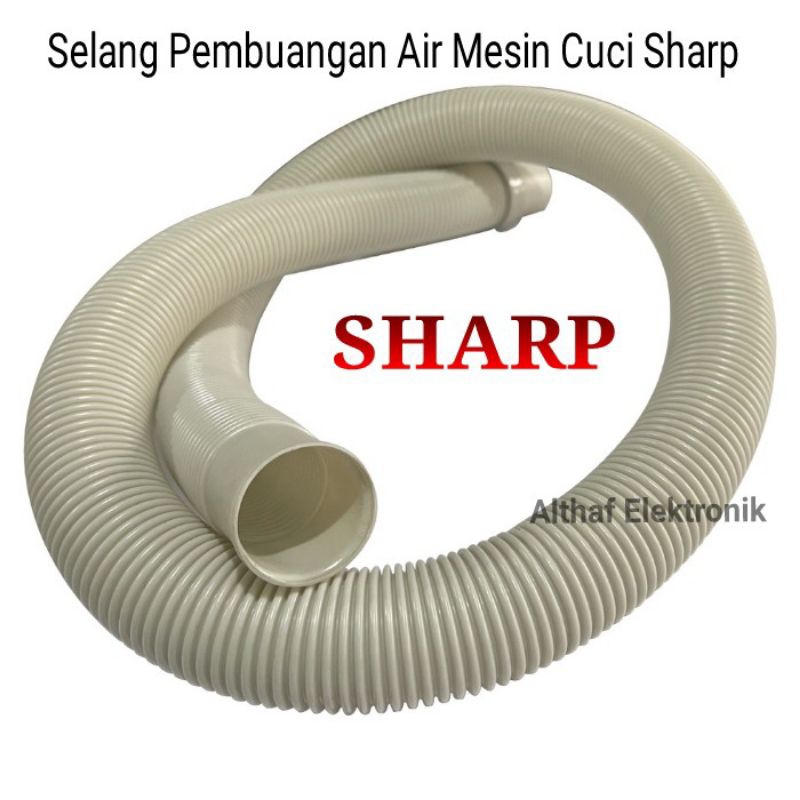 Selang Pembuangan Air Mesin Cuci Sharp 2 Tabung Umum Panjang Selang 1,2 Meter