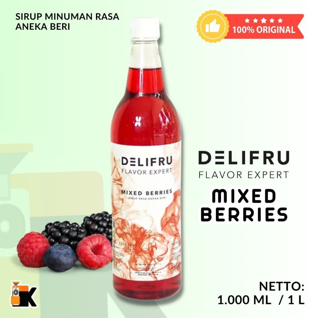 

Kieta Roastery - Syrup Delifru Mixed Berries 1000ml