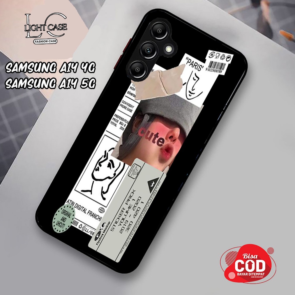 CASE GLOSSY SAMSUNG A14 4G / 5G dan ALL TYPE SMARTPHONE & ANDROID Bisa request tipe Cassing Hp - Cas