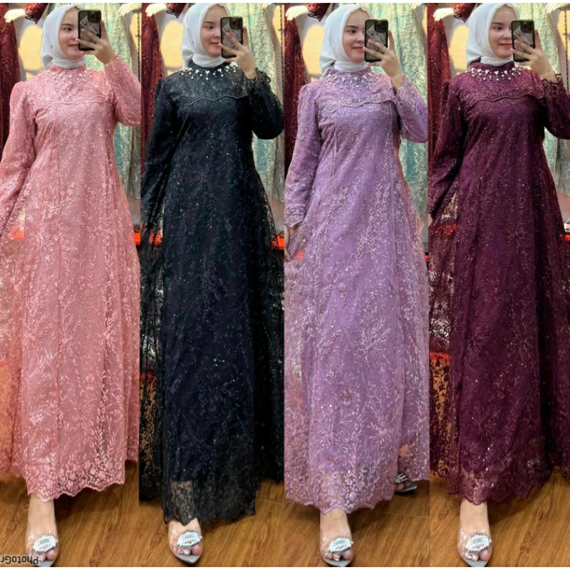 GAMIS BROKAT SIRKLE  RATU BAHAN BROKAT PREMIUM 
FULL FURING