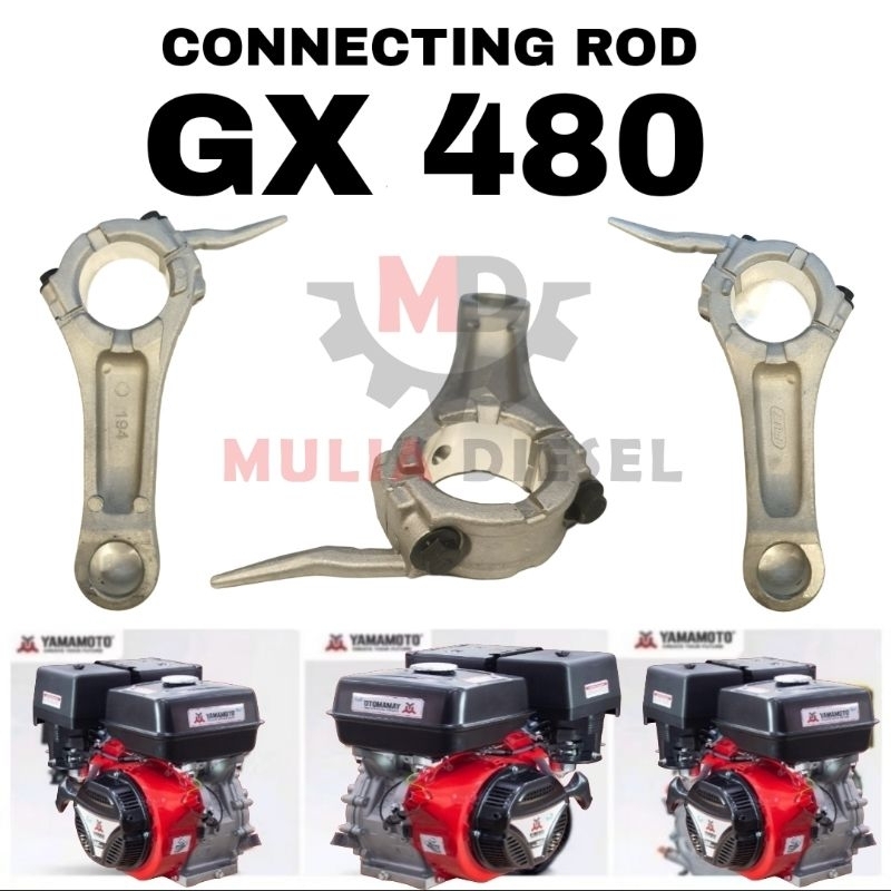 Connecting Rod Conrod Stang Seher Piston Mesin Penggerak Generator GX480 GX 480 25 HP