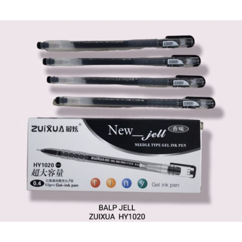 

BOLPEN GEL PEN PENA ZUI XUA 1020 ASLI (PER LUSIN)