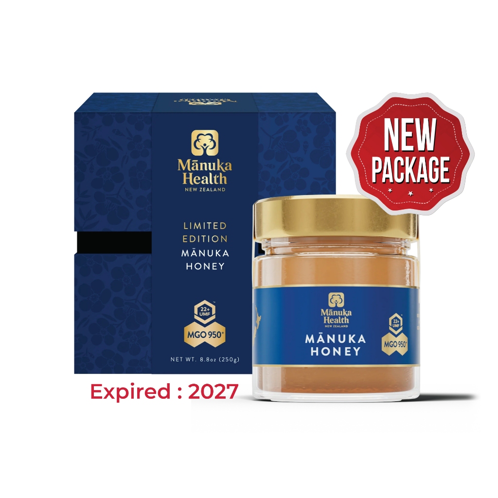 

Madu Manuka Health MGO 950+ Limited Edition UMF 22+ New Zealand Honey Super Healthy Food Anti Virus