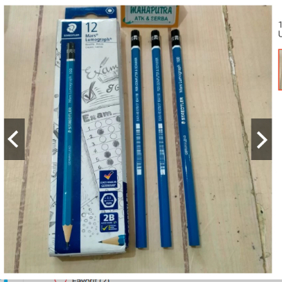 

1 lusin isi 12 PENSIL 2B STAEDLER PENSIL UJIAN 2B ORIGINAL GROSIR