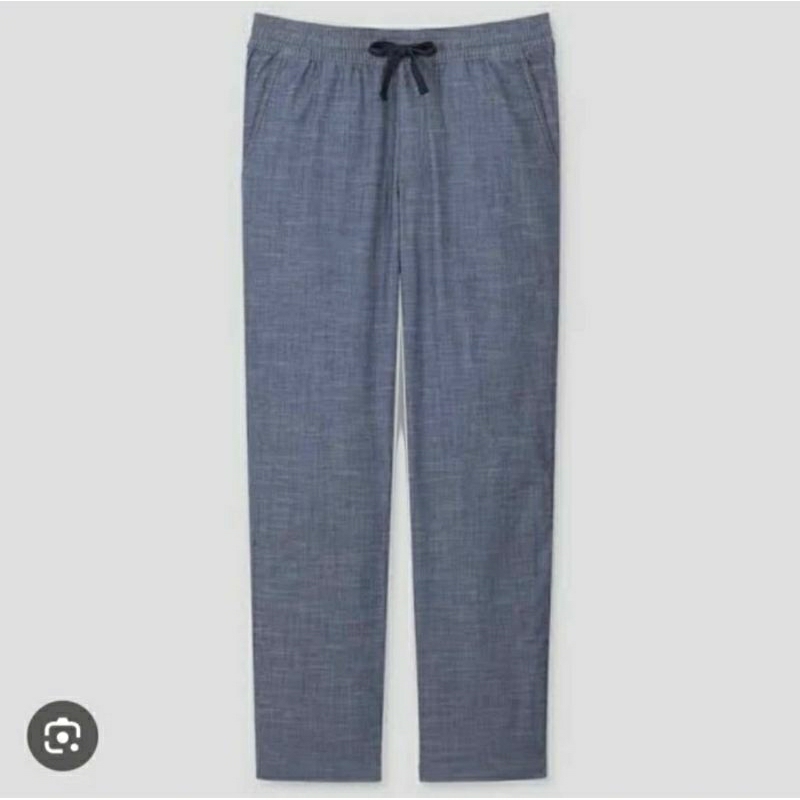 Uniqlo Chambray Ankle Pants Denim