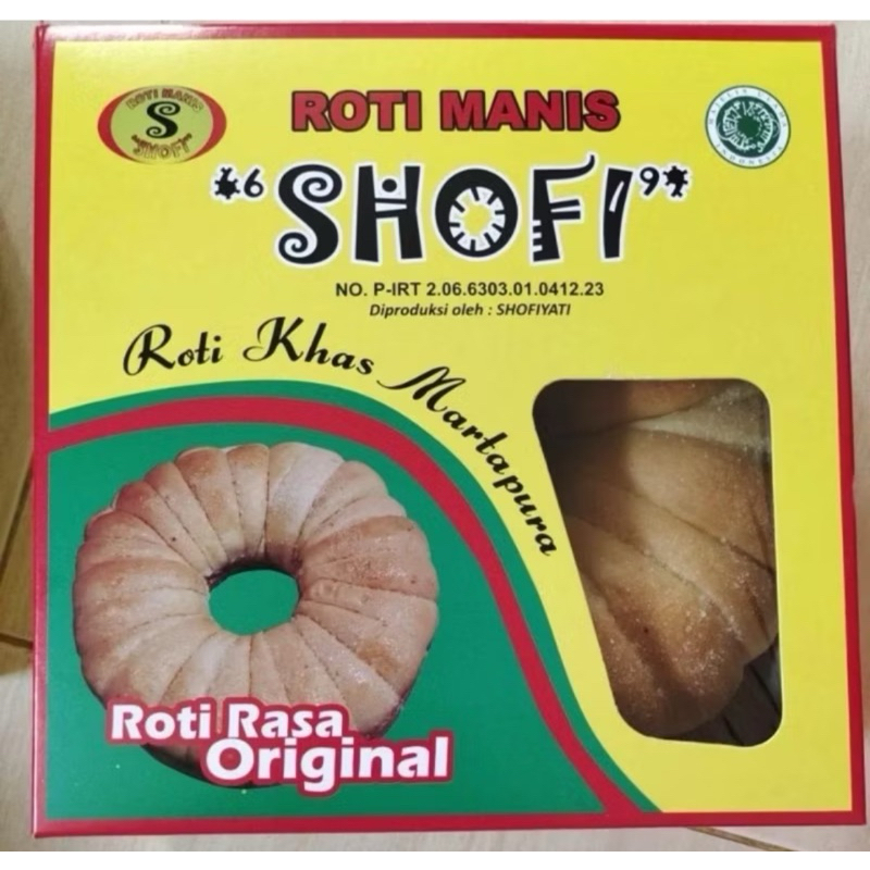 

ROTI MANIS SHOFI VARIAN ORIGINAL / PANDAN + GRATIS PACKING KARDUS