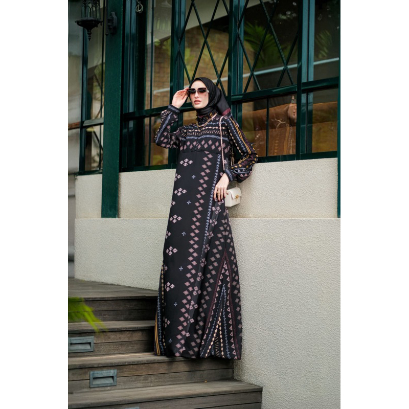 Kamila Design - Mahesa Dress (Pre Order) Gamis Lebaran Premium