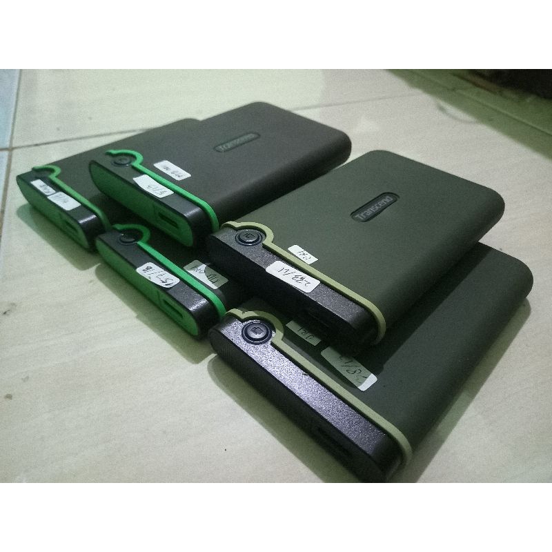 hdd/harddisk external transcend 2tb,1tb,500gb  preloved/second