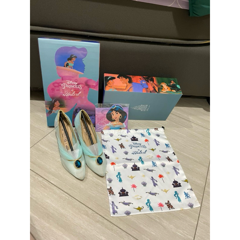 ITTAHERL READY- Disney Princess Jasmine x Ittaherl. Arabian Night 60mm Thinheels Pointy size 37