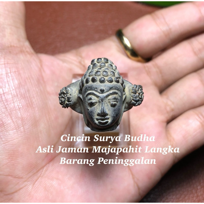 Cincin Kuno Asli Peninggalan Jaman Majapahit Tahun 1500an Surya Budha