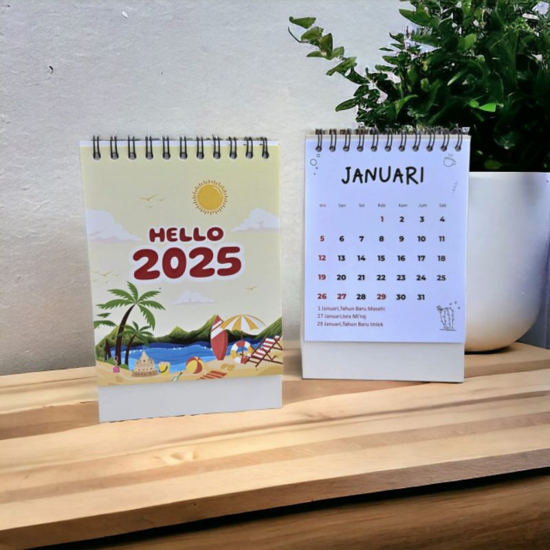 

( PROMO ) NEW DESIGN KALENDER 2025 / KALENDER MEJA A6 / KALENDER DUDUK AESTHETIC / KALENDER KANTOR & SEKOLAH