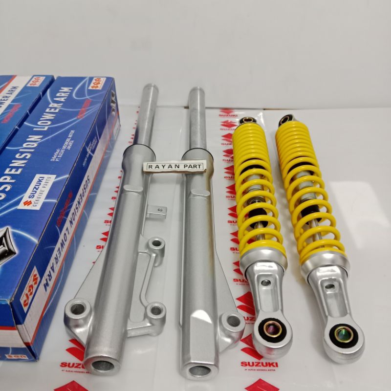 Shock depan+belakang Smash new Smash new Smash new komplit depan belakang