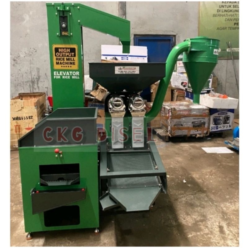Mahkota Giling Padi  KD-650 PRO D Kapasitas 600 Kg Perjam Besar 1Set Siap pakai