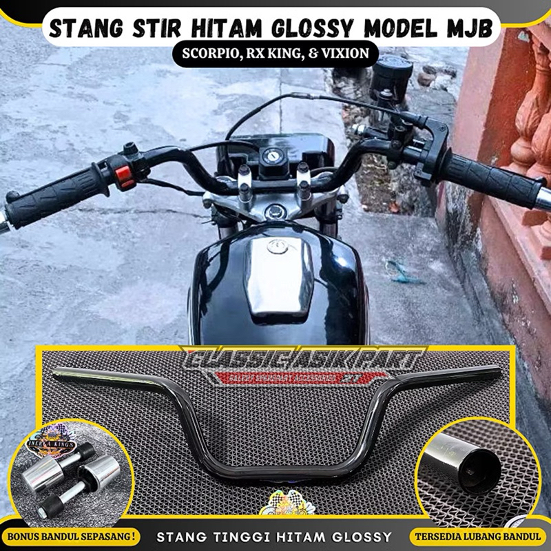 Stang setang stir mjb rx king rxs premium terbaik set jalu stang