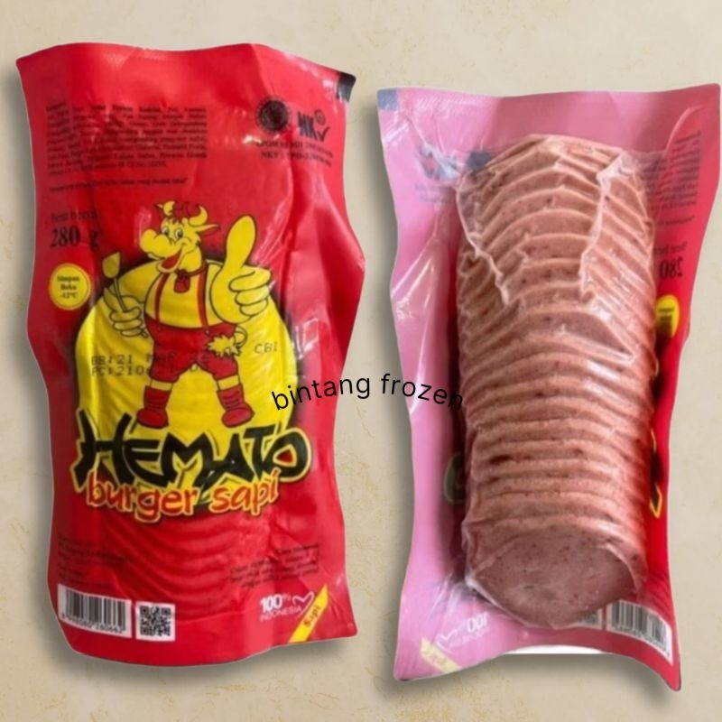 

Burger Sapi Hemato 280g | 250g