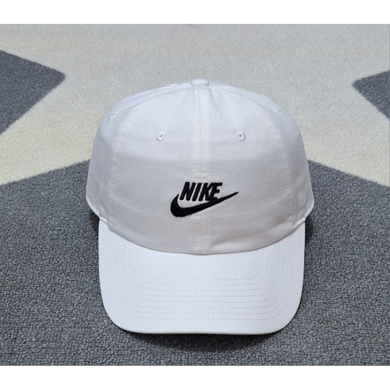 topi second original nike putih