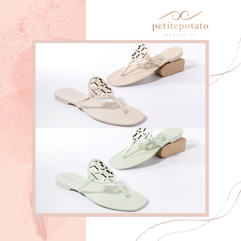 SANDAL BRANDED WANITA TORY BURCH MILLER SQUARE TOE