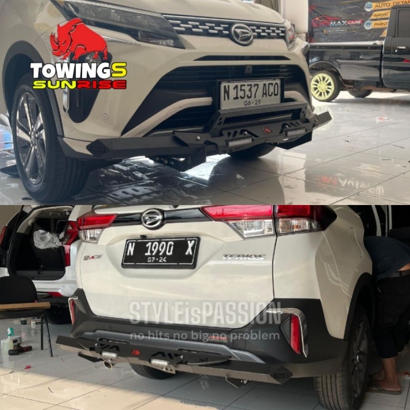 Towing Rhiino by SR Pelindung Bemper Raptor Blank Daihatsu All New Terios Rush 2023 2024 2025