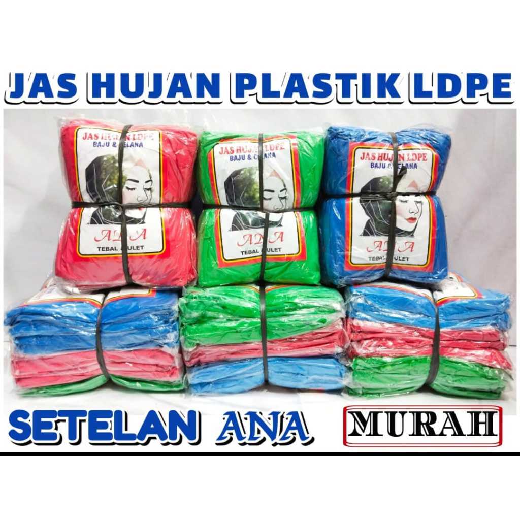 JAS HUJAN PLASTIK LDPE MURAH