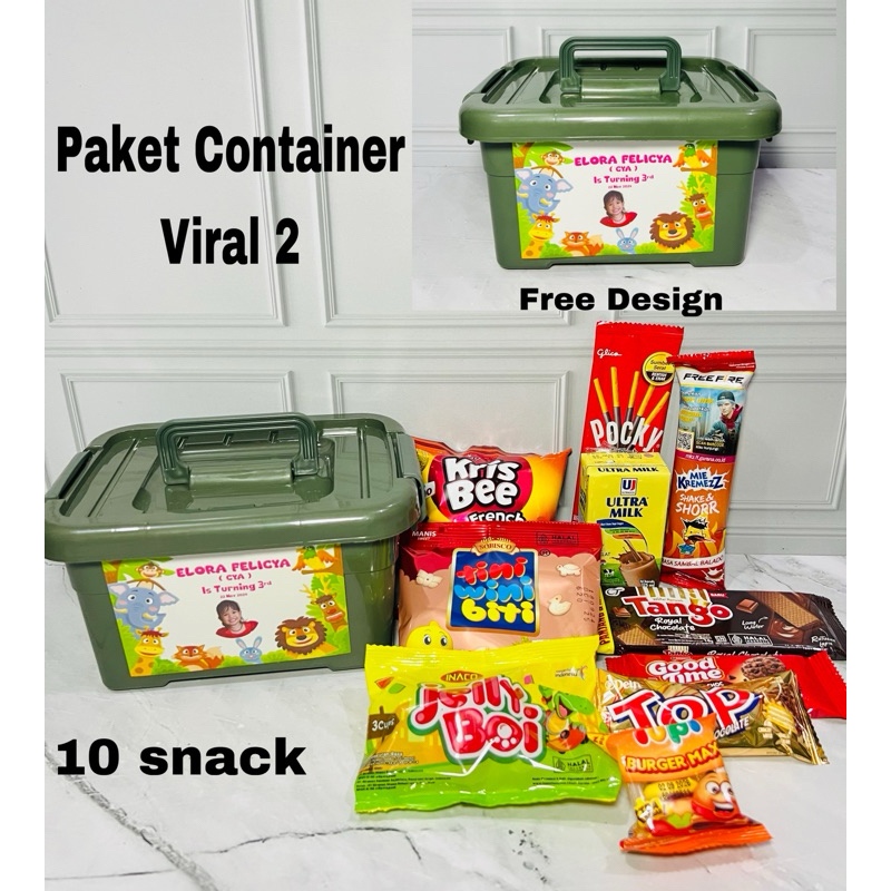 

Paket snack ulang tahun anak / souvenir ulang tahun / goodiebag ulang tahun / hampers birthday / snack viral