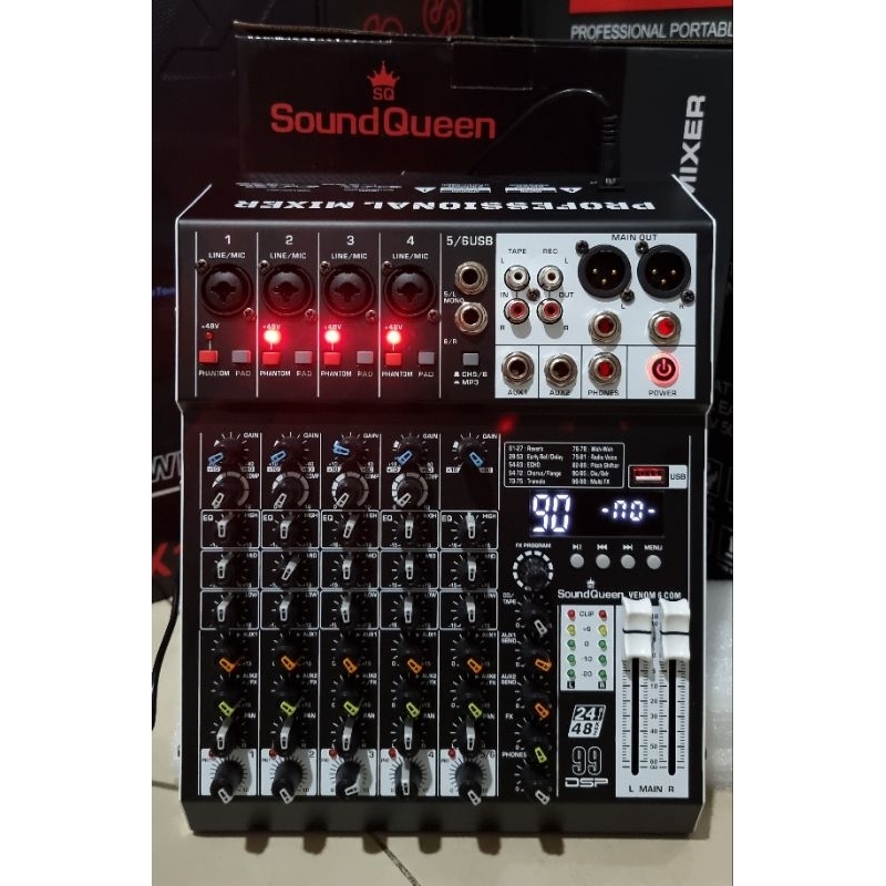 Mixer Audio SoundQueen VENOM6 VENOM 6 -  6 channel