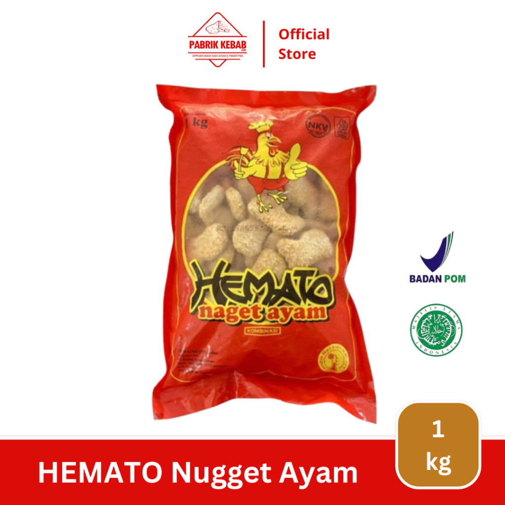 

HEMATO Naget Ayam 1 Kg - Chicken Nugget