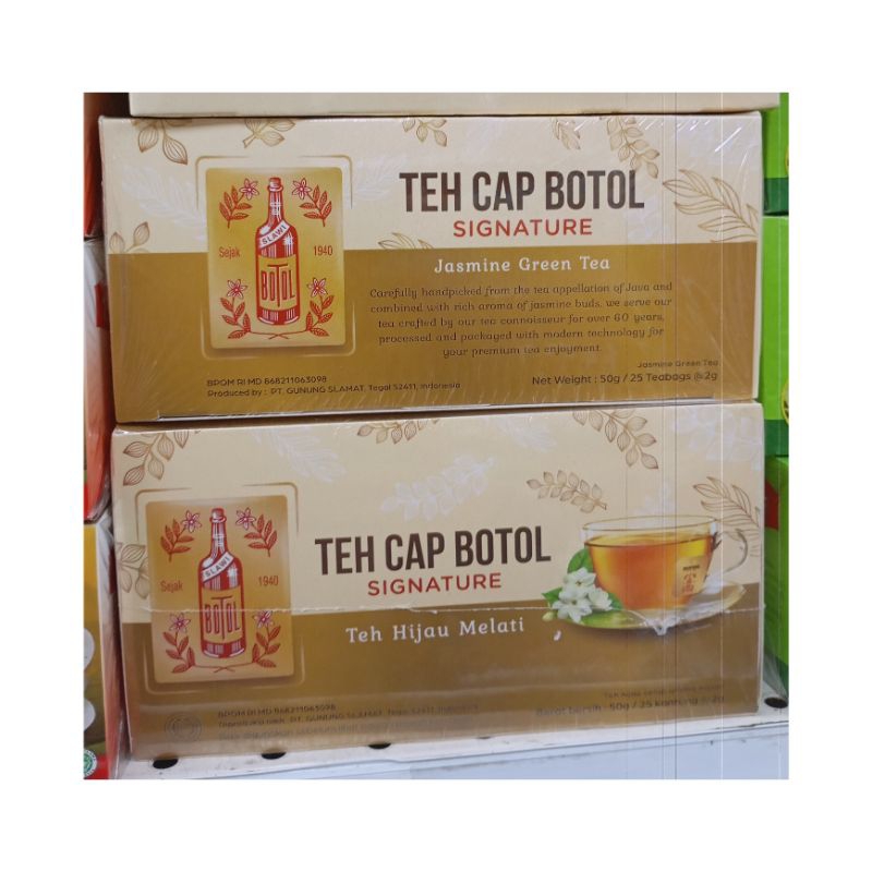 

TEH CAP BOTOL SIGNATURE TEH HIJAU MELATI 25S