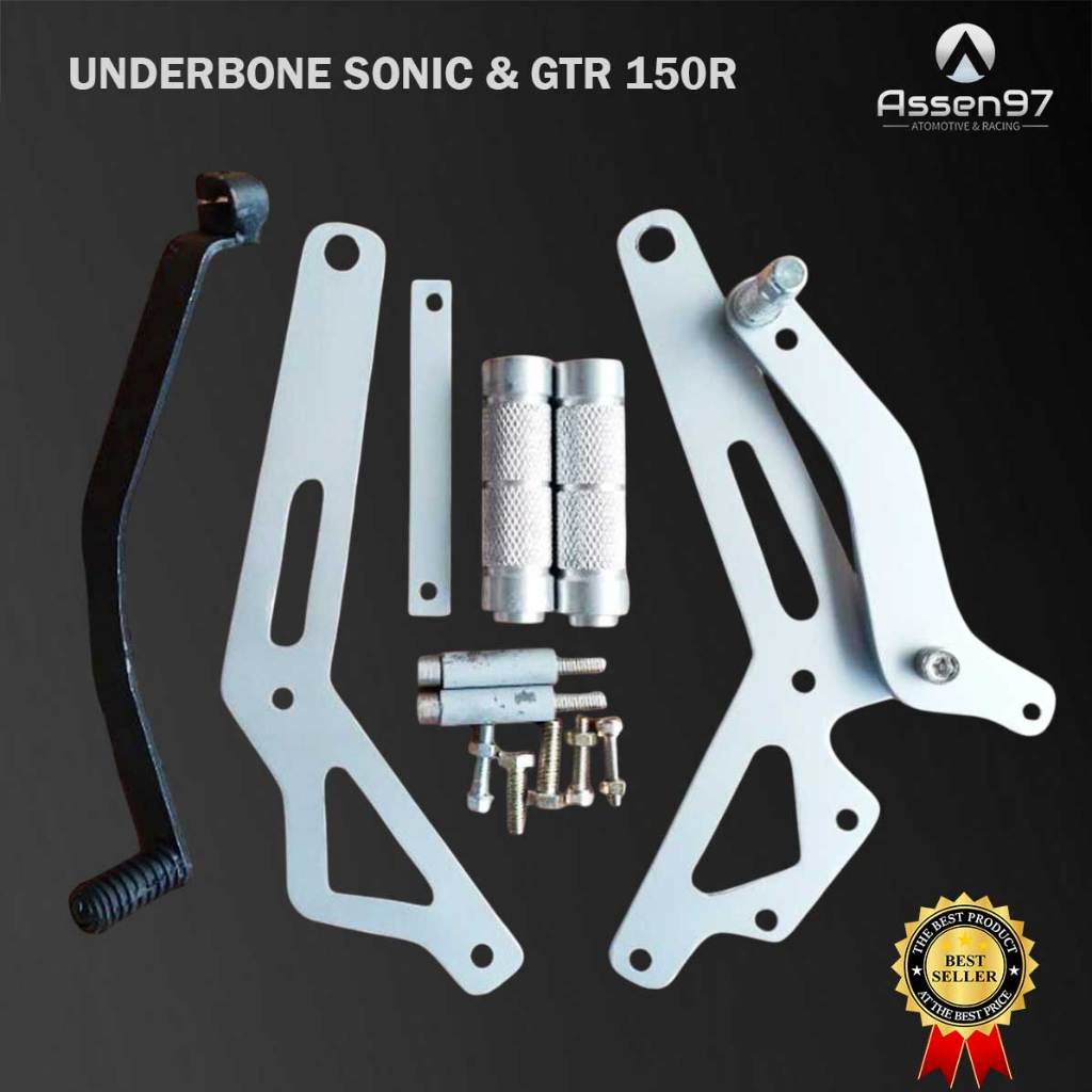 Footstep underbone Honda sonic 150R Honda GTR 150R Ub custom plat besi