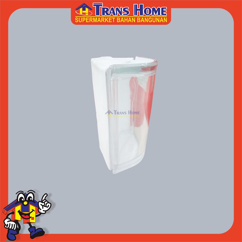 Glass Block Mulia Clear Corner Block (MULIA_GB )
