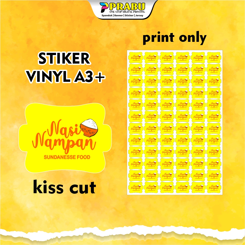 

STIKER PRINT CUT VINYL A3/STIKER KUE/STIKER LABEL BUKU/COSTUME DESAIN SESUKAMU/LABEL MAKANAN/TAHAN AIR