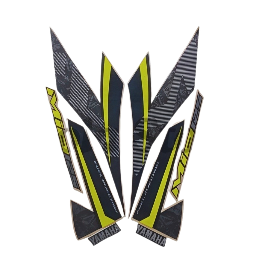 Stiker Striping Mio M3 2018 Hitam Kuning List Stiker Mio M3 2018 Striping Standart Mio M3 2018