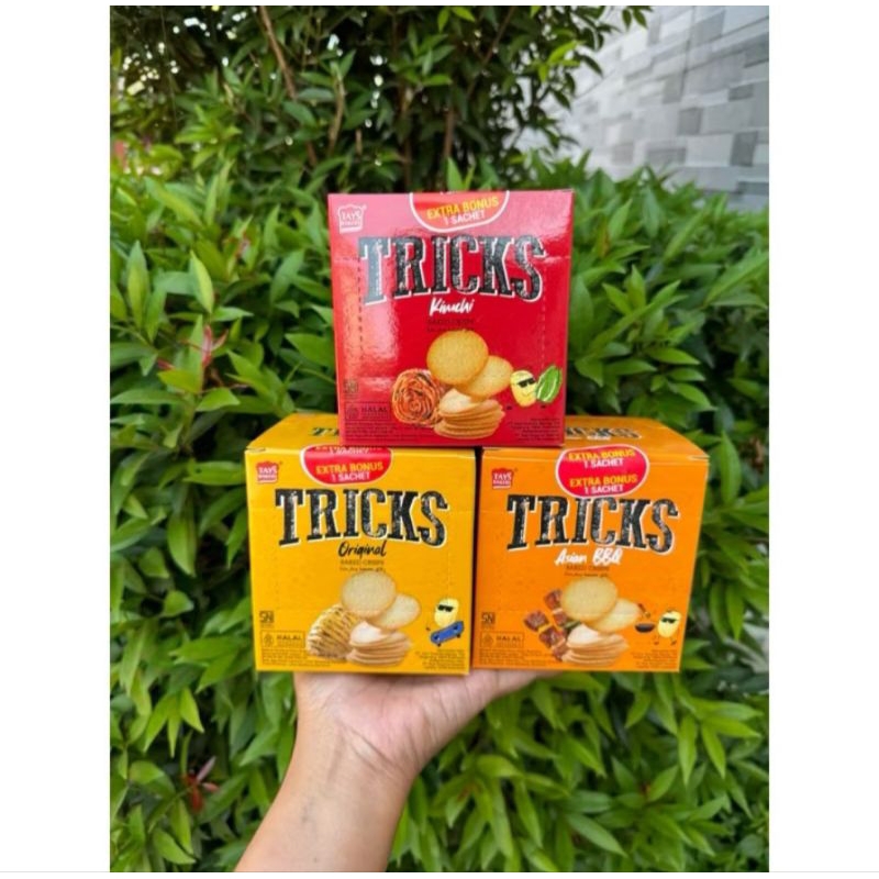 

TRICKS KENTANG POTATO BAKED CHIPS ORIGINAL BBQ BULGOGI KIMCHI