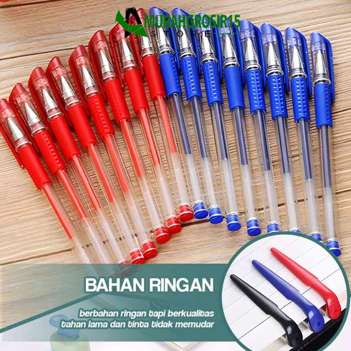 

Pulpen Gel Alat Tulis Pena 0.5mm Standar Pulpen Tinta Cair / Bolpen Gel Lancip Hitam Jarum Needle