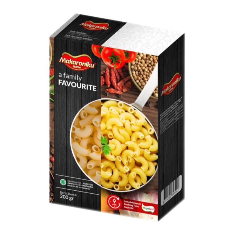 

Makaroniku Makaroni Instan Elbow Box 200 g