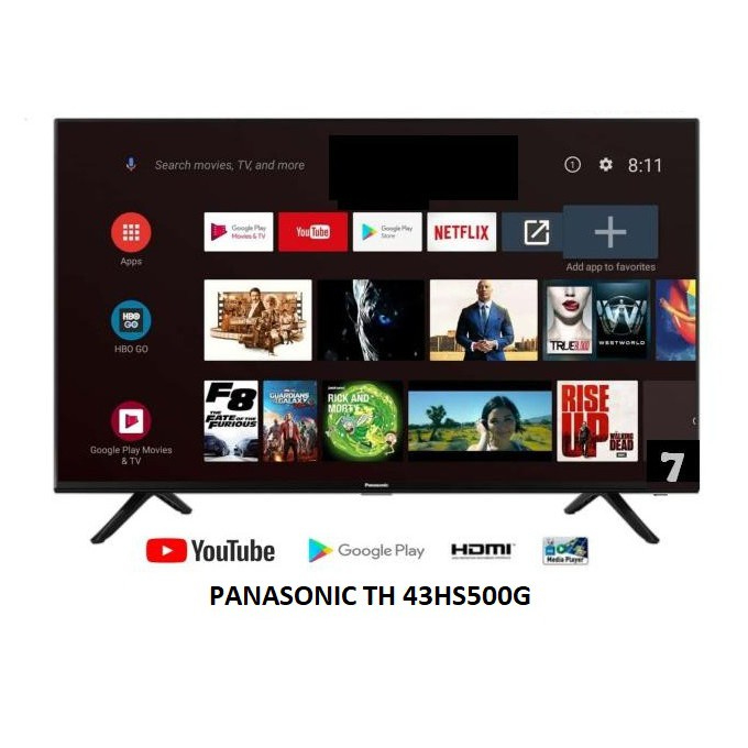 TV LED PANASONIC 43 INCH / 43" TH-43HS500G - ANDROID TV BATAM
