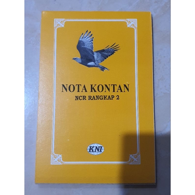 

Buku Nota Kontan KNI Kecil Rangkap 2 isi 25 Lembar