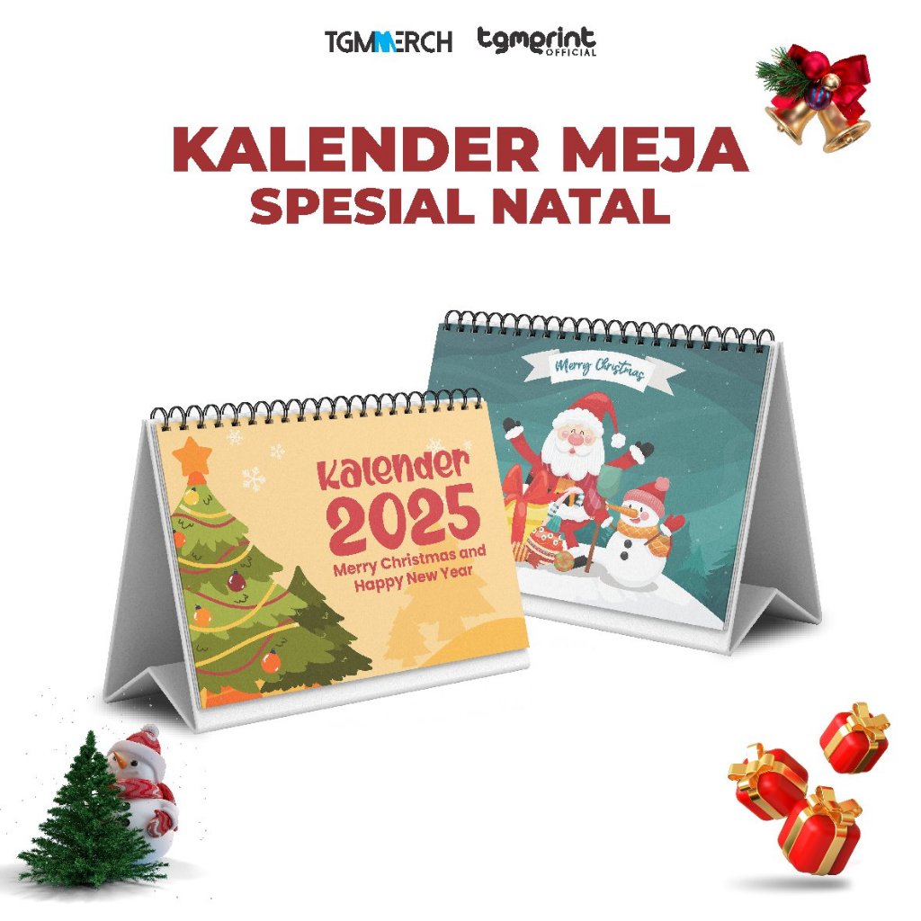 

TGM MERCH - Kalender Meja Spesial Edisi Natal Merry Christmas